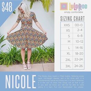 NWT LuLaRoe Nicole Textured Dress
